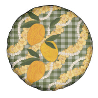Uliuli Ahiahia Hawaiian Mango Palaka Spare Tire Cover Aloha Hibiscus Pikake Lei LT9 - Polynesian Pride