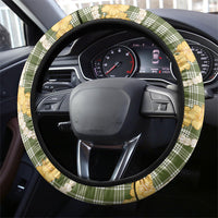 Uliuli Ahiahia Hawaiian Mango Palaka Steering Wheel Cover Aloha Hibiscus Pikake Lei LT9 - Polynesian Pride