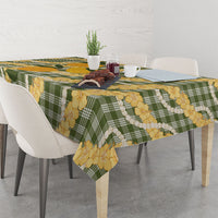 Uliuli Ahiahia Hawaiian Mango Palaka Tablecloth Aloha Hibiscus Pikake Lei LT9 - Polynesian Pride