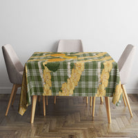 Uliuli Ahiahia Hawaiian Mango Palaka Tablecloth Aloha Hibiscus Pikake Lei LT9 - Polynesian Pride