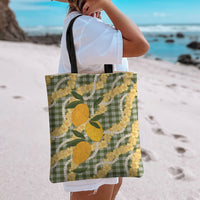 Uliuli Ahiahia Hawaiian Mango Palaka Tote Bag Aloha Hibiscus Pikake Lei LT9 - Polynesian Pride