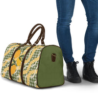 Uliuli Ahiahia Hawaiian Mango Palaka Travel Bag Aloha Hibiscus Pikake Lei LT9 - Polynesian Pride