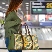 Uliuli Ahiahia Hawaiian Mango Palaka Travel Bag Aloha Hibiscus Pikake Lei LT9 - Polynesian Pride