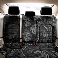 Hawaiian Mango Tribal Tattoo Back Car Seat Cover Black White Pacific Traditional Pattern LT9 - Polynesian Pride