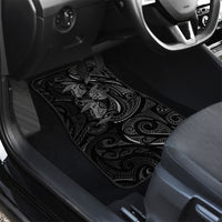 Hawaiian Mango Tribal Tattoo Car Mats Black White Pacific Traditional Pattern LT9 - Polynesian Pride