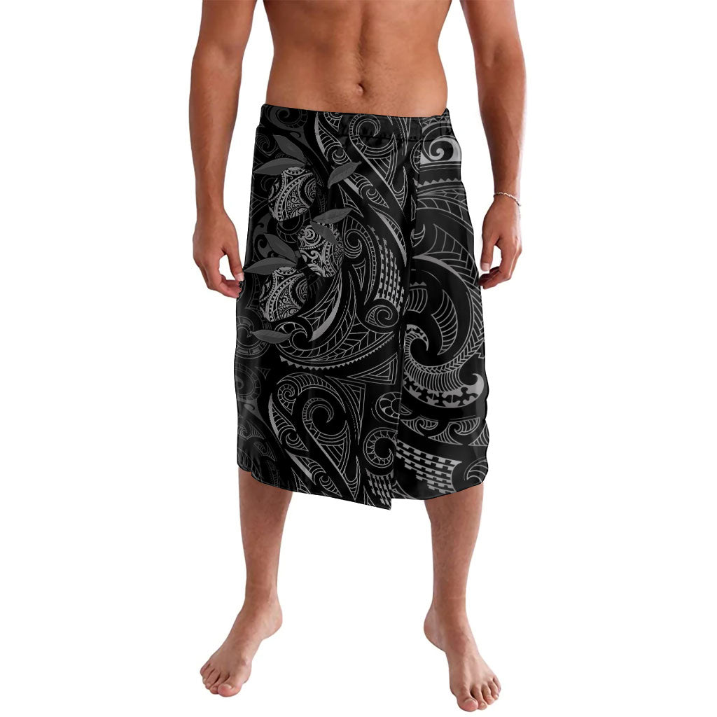 Hawaiian Mango Tribal Tattoo Lavalava Black White Pacific Traditional Pattern LT9 Black - Polynesian Pride