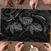 Hawaiian Mango Tribal Tattoo Puzzle Black White Pacific Traditional Pattern LT9 - Polynesian Pride