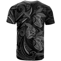 Hawaiian Mango Tribal Tattoo T Shirt Black White Pacific Traditional Pattern LT9 - Polynesian Pride