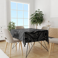 Hawaiian Mango Tribal Tattoo Tablecloth Black White Pacific Traditional Pattern LT9 - Polynesian Pride