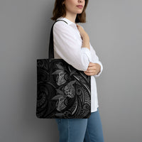 Hawaiian Mango Tribal Tattoo Tote Bag Black White Pacific Traditional Pattern LT9 - Polynesian Pride