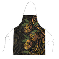 Hawaiian Mango Tribal Tattoo Apron Gold Pacific Traditional Pattern LT9 Gold - Polynesian Pride