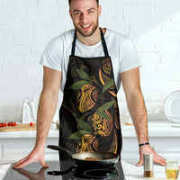 Hawaiian Mango Tribal Tattoo Apron Gold Pacific Traditional Pattern LT9 - Polynesian Pride