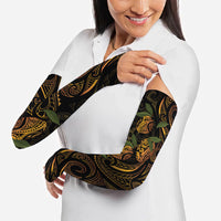 Hawaiian Mango Tribal Tattoo Arm Sleeves Gold Pacific Traditional Pattern LT9 - Polynesian Pride