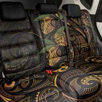 Hawaiian Mango Tribal Tattoo Back Car Seat Cover Gold Pacific Traditional Pattern LT9 - Polynesian Pride