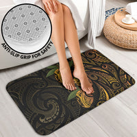 Hawaiian Mango Tribal Tattoo Bathroom Set Gold Pacific Traditional Pattern LT9 - Polynesian Pride