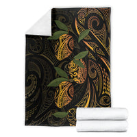 Hawaiian Mango Tribal Tattoo Blanket Gold Pacific Traditional Pattern LT9 - Polynesian Pride