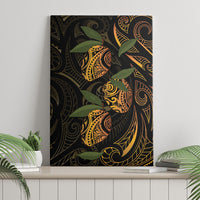 Hawaiian Mango Tribal Tattoo Canvas Wall Art Gold Pacific Traditional Pattern LT9 - Polynesian Pride