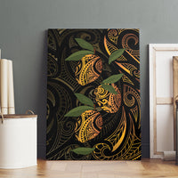 Hawaiian Mango Tribal Tattoo Canvas Wall Art Gold Pacific Traditional Pattern LT9 - Polynesian Pride