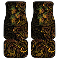 Hawaiian Mango Tribal Tattoo Car Mats Gold Pacific Traditional Pattern LT9 - Polynesian Pride