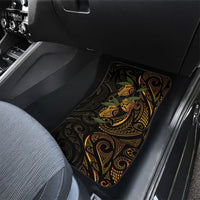 Hawaiian Mango Tribal Tattoo Car Mats Gold Pacific Traditional Pattern LT9 - Polynesian Pride