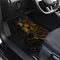 Hawaiian Mango Tribal Tattoo Car Mats Gold Pacific Traditional Pattern LT9 - Polynesian Pride