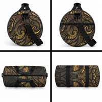 Hawaiian Mango Tribal Tattoo Duffle Bag Gold Pacific Traditional Pattern LT9 - Polynesian Pride