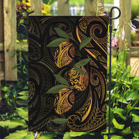 Hawaiian Mango Tribal Tattoo Garden Flag Gold Pacific Traditional Pattern LT9 Garden Flag Gold - Polynesian Pride