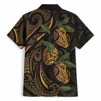 Hawaiian Mango Tribal Tattoo Hawaiian Shirt Gold Pacific Traditional Pattern LT9 - Polynesian Pride