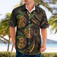 Hawaiian Mango Tribal Tattoo Hawaiian Shirt Gold Pacific Traditional Pattern LT9 - Polynesian Pride