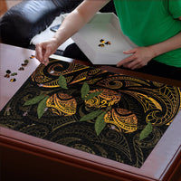 Hawaiian Mango Tribal Tattoo Puzzle Gold Pacific Traditional Pattern LT9 - Polynesian Pride