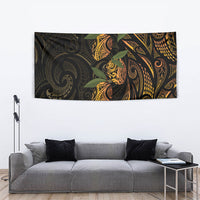 Hawaiian Mango Tribal Tattoo Tapestry Gold Pacific Traditional Pattern LT9 - Polynesian Pride