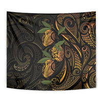Hawaiian Mango Tribal Tattoo Tapestry Gold Pacific Traditional Pattern LT9 - Polynesian Pride