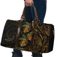 Hawaiian Mango Tribal Tattoo Travel Bag Gold Pacific Traditional Pattern LT9 - Polynesian Pride