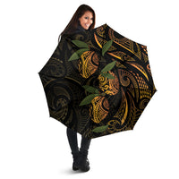 Hawaiian Mango Tribal Tattoo Umbrella Gold Pacific Traditional Pattern LT9 - Polynesian Pride