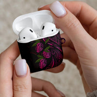 Hawaiian Mango Tribal Tattoo AirPods Case Pink Pacific Traditional Pattern LT9 - Polynesian Pride