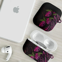Hawaiian Mango Tribal Tattoo AirPods Case Pink Pacific Traditional Pattern LT9 - Polynesian Pride