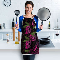 Hawaiian Mango Tribal Tattoo Apron Pink Pacific Traditional Pattern LT9 - Polynesian Pride