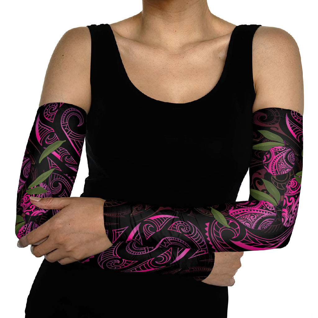 Hawaiian Mango Tribal Tattoo Arm Sleeves Pink Pacific Traditional Pattern LT9 - Polynesian Pride