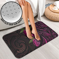 Hawaiian Mango Tribal Tattoo Bathroom Set Pink Pacific Traditional Pattern LT9 - Polynesian Pride