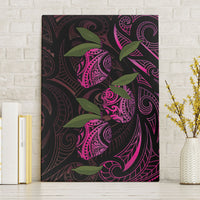 Hawaiian Mango Tribal Tattoo Canvas Wall Art Pink Pacific Traditional Pattern LT9 Without Frame Pink - Polynesian Pride