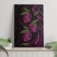 Hawaiian Mango Tribal Tattoo Canvas Wall Art Pink Pacific Traditional Pattern LT9 - Polynesian Pride
