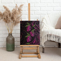 Hawaiian Mango Tribal Tattoo Canvas Wall Art Pink Pacific Traditional Pattern LT9 - Polynesian Pride