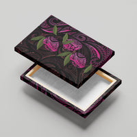 Hawaiian Mango Tribal Tattoo Canvas Wall Art Pink Pacific Traditional Pattern LT9 - Polynesian Pride