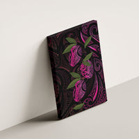 Hawaiian Mango Tribal Tattoo Canvas Wall Art Pink Pacific Traditional Pattern LT9 - Polynesian Pride