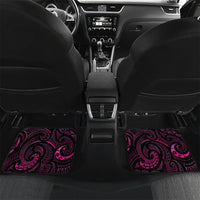 Hawaiian Mango Tribal Tattoo Car Mats Pink Pacific Traditional Pattern LT9 Set 2pcs - Back Pink - Polynesian Pride