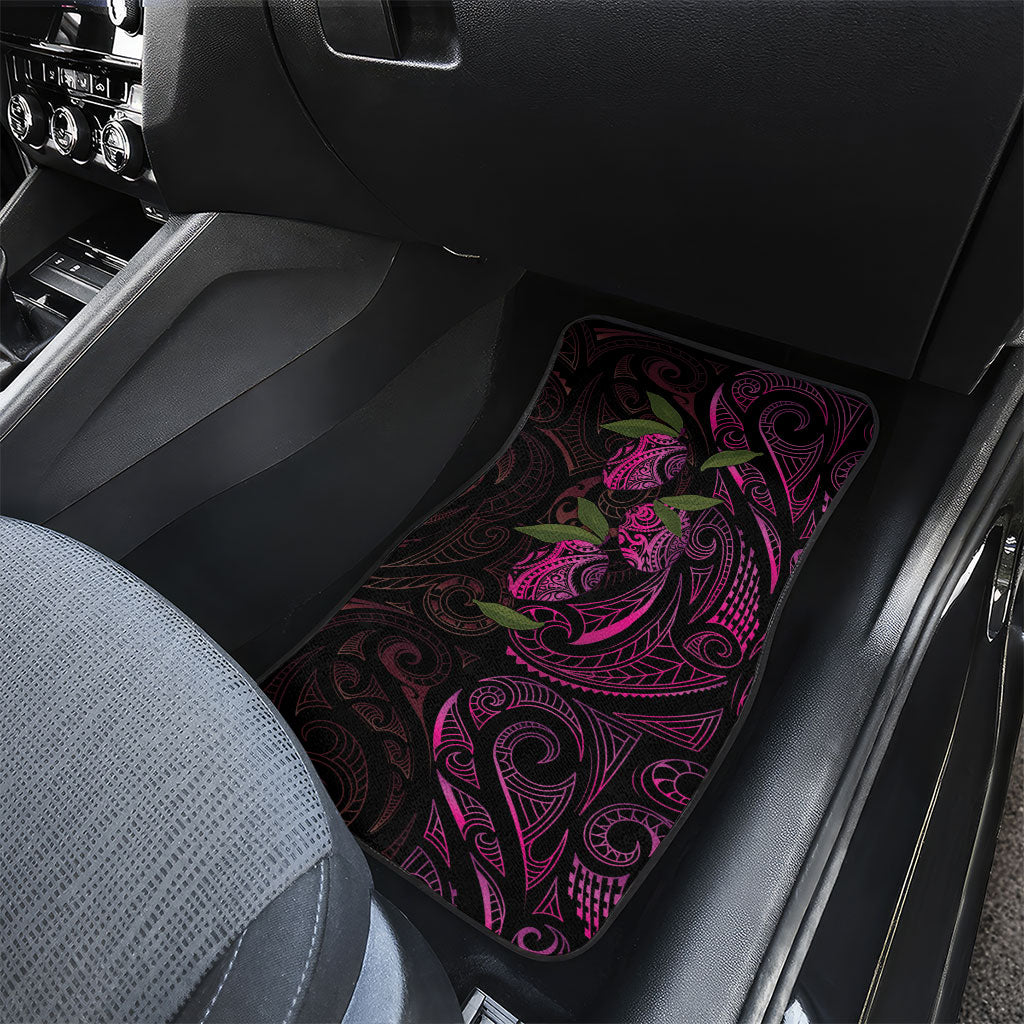 Hawaiian Mango Tribal Tattoo Car Mats Pink Pacific Traditional Pattern LT9 - Polynesian Pride