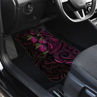 Hawaiian Mango Tribal Tattoo Car Mats Pink Pacific Traditional Pattern LT9 - Polynesian Pride