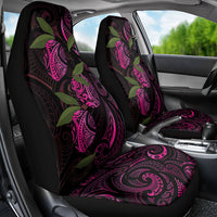 Hawaiian Mango Tribal Tattoo Car Seat Cover Pink Pacific Traditional Pattern LT9 - Polynesian Pride