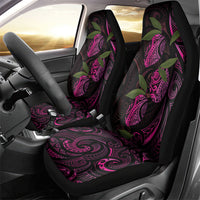 Hawaiian Mango Tribal Tattoo Car Seat Cover Pink Pacific Traditional Pattern LT9 - Polynesian Pride
