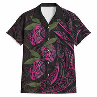 Hawaiian Mango Tribal Tattoo Hawaiian Shirt Pink Pacific Traditional Pattern LT9 Pink - Polynesian Pride